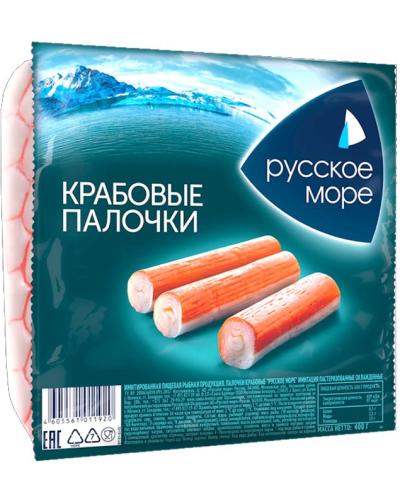RUSSKOE MORE CRAB STICKS IMITATION 15*400gr(#20013224)