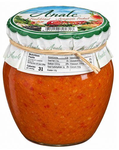 ARAKS SPICY EGGPLANT SPREAD 12*500ML, Armenia
