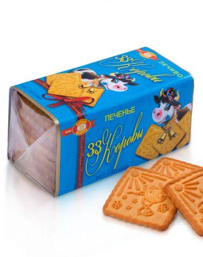 33 Korovki Cookies Smetanka (Blue Label) 30×180g