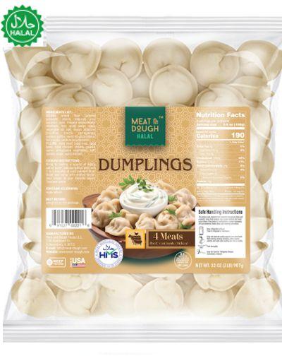 Meat & Dough Halal 4 Meats Dumplings 10×2lb