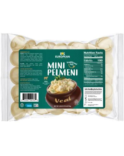 EUROPEAN SPECIALTIES VEAL MINI PELMENI - DUMPLINGS 12*28oz(LOT#6087)