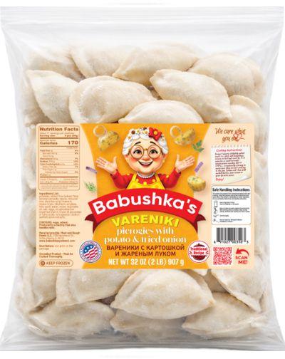 BABUSHKA'S VARENIKI w/ POTATOES & FRIED ONION 10*2Lb(LOT#5501)