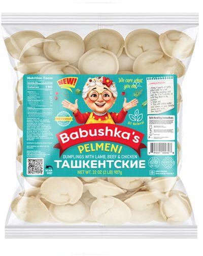 Babushka's Tashkentskie Dumplings (Lamb, Beef & Chicken) 10×2lb
