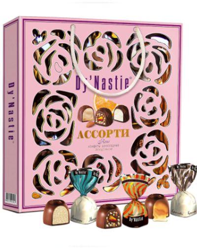 DYNASTIIE ASSORTED ROSE CANDY w/ NUTS 5*210gr