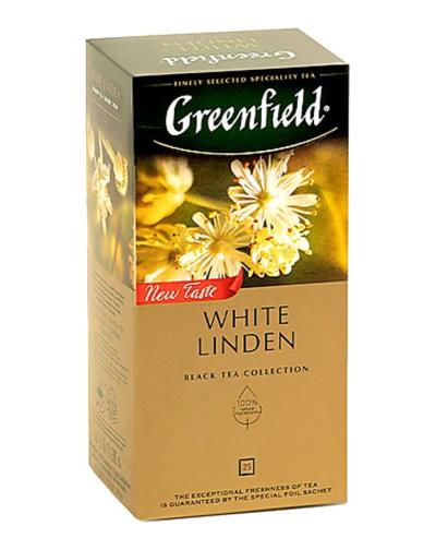 Greenfield White Linden Black Tea 10×25×1.5g