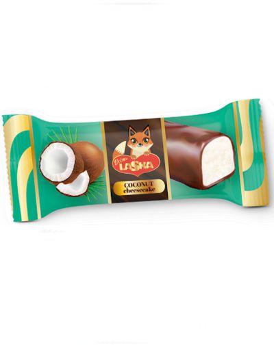 LASKA COCONUT GLAZED CHEESECAKE BAR 30*36g(#1784)