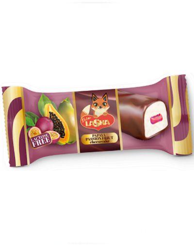 LASKA PAPAYA-PASSION FRUIT LACTOSE FREE GLAZED CHEESECAKE BAR 30*36g(#1838)