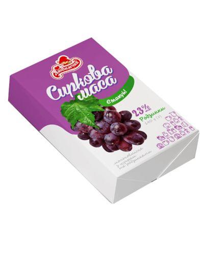LYUBIMCHIK=620= SWEET CHEESE (Massa Syrkovaya) w/ RAISIN 23% 8*140g