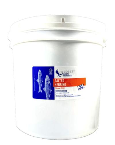 NORD FISH SALTED HERRING IN PAIL 1*24PS(KOSHER)
