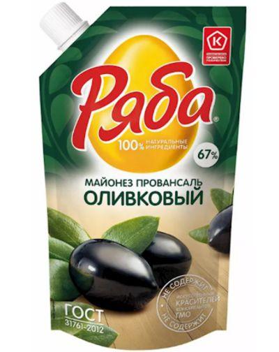 RYABA OLIVE MAYONNAISE 24*390gr (#2511)