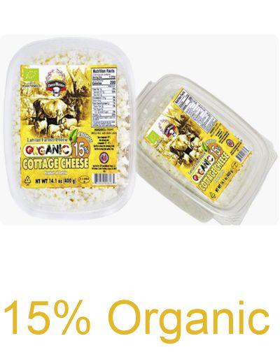 CHEESE MEISTER= 15 = ORGANIC FARMER CHEESE 15% 12*400g(CONTAINER)