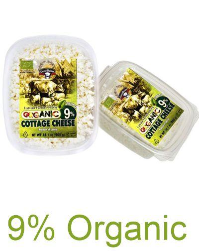 CHEESE MEISTER= 9 = ORGANIC FARMER CHEESE 9% 12*400g(CONTAINER)