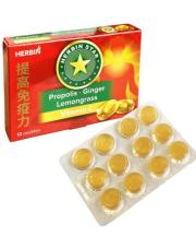Herbin Zvezdochka Propolis-Ginger Lemongrass 5pcs